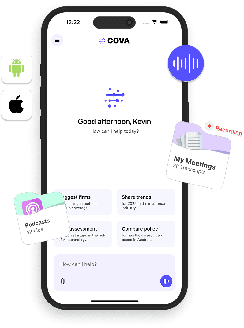 Cova Mobile application