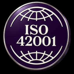 ISO/IEC 42001 certification medallion